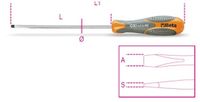 Beta 1290 sleuvenschroevendraaier 1,2x6,5x150 - thumbnail