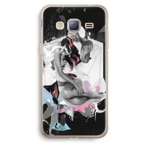 Camouflage de sommeil: Samsung Galaxy J3 (2016) Transparant Hoesje