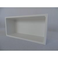 Crosstone by Arcqua Solid Alcove inbouwnis 30x15x10cm solid surface mat wit NIS115378