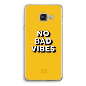 No Bad Vibes: Samsung Galaxy A3 (2016) Transparant Hoesje