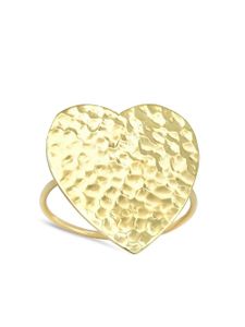 Jennifer Meyer bague cœur en or 18ct à fini martelé