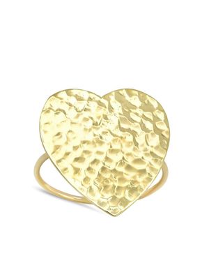 Jennifer Meyer bague cœur en or 18ct à fini martelé