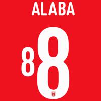 Alaba 8 (Officiële Oostenrijk Bedrukking 2024-2025) - thumbnail