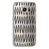 Marrakech Zigzag: Samsung Galaxy S7 Transparant Hoesje - thumbnail