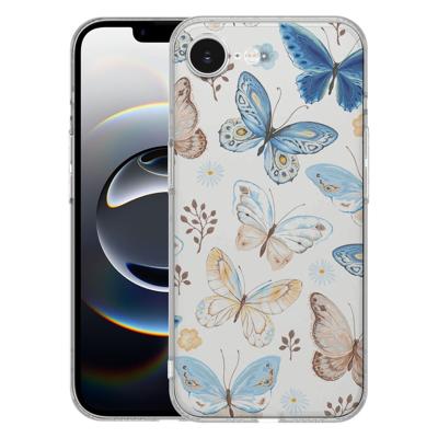 TPU Hoesje iPhone 16e - Vlinder Backcover TPU Hoesje iPhone 16e - Vlinder Backcover