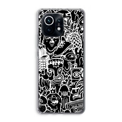 Vexx Black Mixtape: Xiaomi Mi 11 Transparant Hoesje