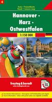 Wegenkaart - landkaart 04 Harz - Hannover - Ostwestfalen | Freytag & Berndt