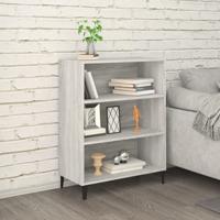 Dressoir 69,5x32,5x90 cm bewerkt hout grijs sonoma eikenkleurig