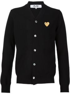 Comme Des Garçons Play cardigan à logo brodé - Noir