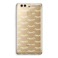 Wimpers: Huawei P9 Transparant Hoesje