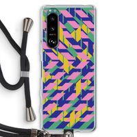 Skew Blush 1: Sony Xperia 5 III Transparant Hoesje met koord