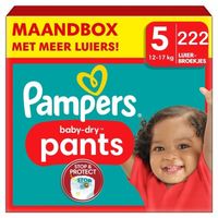 Pampers - Baby Dry Pants - Maat 5 - Maandbox - 222 stuks - 12/17KG - thumbnail