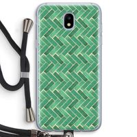 Moroccan tiles 2: Samsung Galaxy J5 (2017) Transparant Hoesje met koord