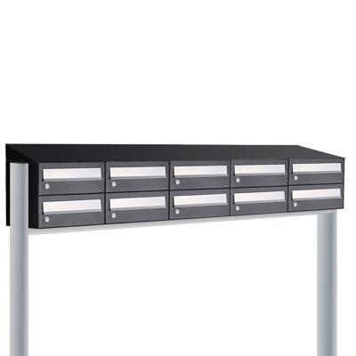 Allux Hive Set 5-Breed, 2-Hoog Met Dak Op Statief Zwart - 40030070_5x2ds