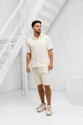 Croyez Ribbed Zomerset Heren Gebroken Wit - Maat XS - Kleur: Gebroken Wit | Soccerfanshop