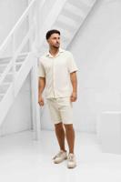 Croyez Ribbed Zomerset Heren Gebroken Wit - Maat XS - Kleur: Gebroken Wit | Soccerfanshop