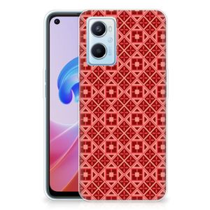 OPPO A96 | OPPO A76 TPU bumper Batik Rood