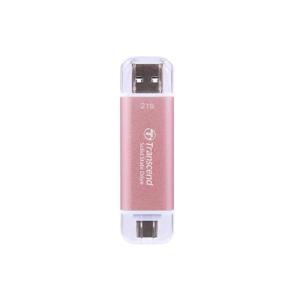 Transcend ts512gesd310p esd310p external ssd, 512 gb, usb 10gbps, type c/ a, 1050/ 950 mb/s, pink