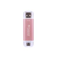 Transcend ts512gesd310p esd310p external ssd, 512 gb, usb 10gbps, type c/ a, 1050/ 950 mb/s, pink