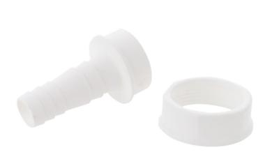 Kirchhoff Kunststof apparaataansluiting, wit, 1 1/2"IT x 3/4"-mondstuk, voor wasapparaatsifon - 988384413
