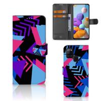 Samsung Galaxy A21s | Book Case | Funky Triangle