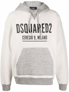 DSQUARED2 hoodie à logo imprimé - Gris