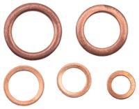 Dresselhaus Seal ring/ copper sb-mix form a/ 5pcs. in a bliste