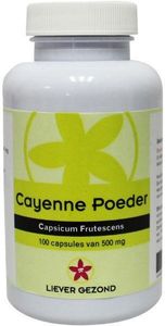 Liever Gezond Cayenne powder (100 caps)