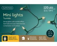 LED mini lights l1190 cm groen/kwrm kerst - Lumineo