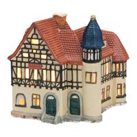 Wurm Lichthaus Post Bad Liebenstein/Thüringen van porselein, Kleurrijk (B/H/D) 15x17x12cm
