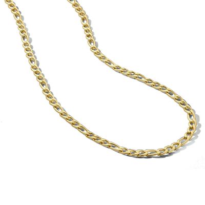 Ketting Staal Figaro 3,5 mm 42 + 3 cm