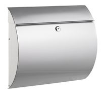 Alco AL-8607 Brievenbus Zilver Met Slot 375x330x120mm