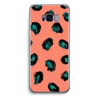 Pink Cheetah: Samsung Galaxy S8 Plus Transparant Hoesje
