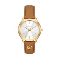 Horlogeband Michael Kors Mk7465 Leder Bruin 18mm
