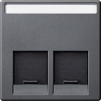 Merten MEG4574-0414 Afdekking System M Antraciet 1 stuk(s)