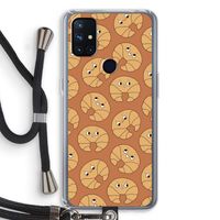 Croissant: OnePlus Nord N10 5G Transparant Hoesje met koord