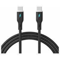 Akyga AK-USB-67 USB-kabel USB-C stekker, USB-C stekker 1 m Zwart