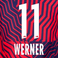 Werner 11 (Officiële RB Leipzig Away Bedrukking 2023-2024)