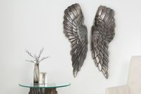 Enorme wanddecoratie FALLEN ANGEL 65cm engelenvleugels in asymmetrisch ontwerp - 38437