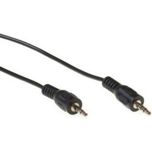 ACT 5 meter audio aansluitkabel 1x 3.5mm stereo jack male - 1x 3.5mm stereo jack male