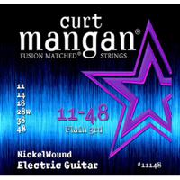 Curt Mangan Nickel Wound 11-48 snarenset voor elektrische gitaar - thumbnail