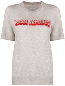 Zadig&Voltaire t-shirt Mon Amour - Gris