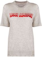 Zadig&Voltaire t-shirt Mon Amour - Gris - thumbnail