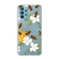 No flowers without bees: Samsung Galaxy A32 4G Transparant Hoesje