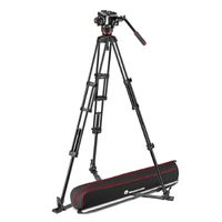 Manfrotto MVK504XTWINGA 504X Video Head + aluminium Twin Leg GS statiefkit Manfrotto MVK504XTWINGA 504X Video Head + aluminium Twin Leg GS statiefkit