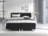 Dreamhouse - Falco Comfort Boxspring - Lederlook Zwart - 180 x 210 / met montage Dreamhouse - Falco Comfort Boxspring - Lederlook Zwart - 180 x 210 / met montage