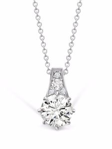 Pragnell collier Antrobus en or blanc 18ct orné de diamants - Argent