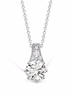 Pragnell collier Antrobus en or blanc 18ct serti de diamants - Argent