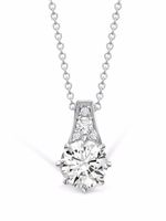 Pragnell collier Antrobus en or blanc 18ct orné de diamants - Argent