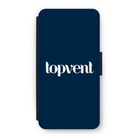Topvent Navy: iPhone 12 Flip Hoesje